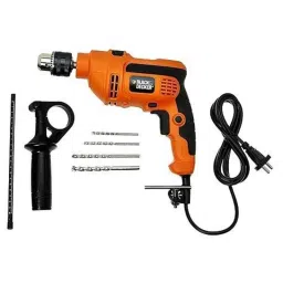 Black &a; Decker 550W Variable Speed Reversible Hammer Drill Machine, KR554RE-5