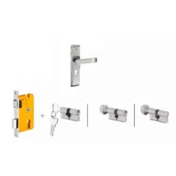 Dorset Dash HL DAS 204.3mm Stainless Steel Lock Set with Coin &a; 60mm Knob Cylinder (Pack of 4)-image-95
