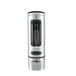Aquieen 400ml Hi Glossy Chrome Liquid Soap Shampoo Lotion Dispenser Holder-image-60
