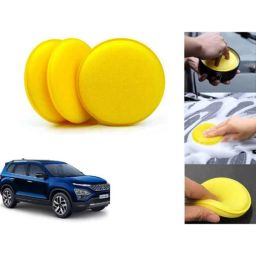 Auto Pearl Polyurethane Beige Washing &a; Waxing Polish Foam Sponge for Safari 2021 (Pack of 3)-picture-48