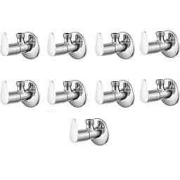 Spazio Stainless Steel Chrome Finish Vigneete Angle Valve (Pack of 9)-picture-8