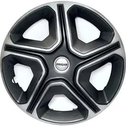 Prigan 4 Pcs 14 inch Polypropylene Grey &a; Silver Press Fitting Car Wheel Cover Set for Maruti Suzuki Celerio-picture-32