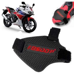 Auto Pearl Red &a; Black Silicone Gear Shift Shoe Protector Shifter Cover for CBR300R-17