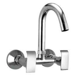 Drizzle Swift Brass Chrome Finish Silver Sink Mixer, ASKMIXSWIFT-21