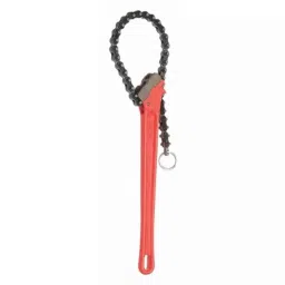 RIDGID 31315 Alloy Steel Red Chain Pipe Wrench-picture-0