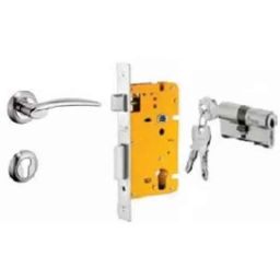 Dorset ML Series Letizia 60mm Stainless Steel Patina Finish Door Handle Lock Set with Both Side Key Cylinder, ML LET OR (Pack of 3)-image-39