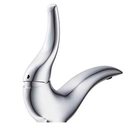 Aquieen Luxury Series Brass &a; Copper Chrome Pillar Cock Cold Basin Tap-image-45