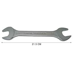 B K Jagan &a; Co 21x23mm Chrome Vanadium Steel Matt Finish Double Open End Spanner image 2