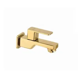 Cera Ruby Metal Single Lever Wall Mount Bib Cock with Wall Flange &a; Aerator, F1005151FG-image-89