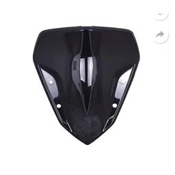 AOW Short Visor Universal for All Bikes Black-03-14