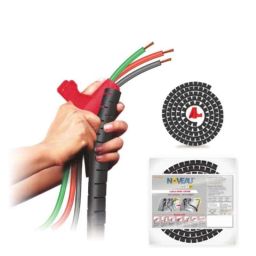 Noveau Safe-T-1ST 16mm 1.5mm Virgin HDPE Black Cable Zipper, NSFZ16BK0105 (Pack of 2)-image-41
