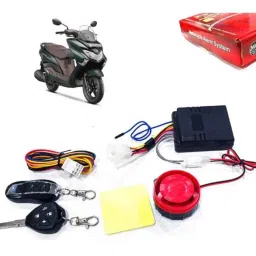 Auto Pearl 12V Black Two-Way Anti Theft Motorcycle Alarm Kit with 2 Pcs Remote for Burgman Street 125-picture-10