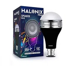 Halonix Prime 9W B22 Cool Day White LED Bulb with Bluetooth Speaker, HLNX-SPKR-9WB22-15