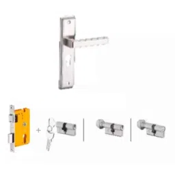 Dorset Kaira HL KAI 8 inch Stainless Steel Lock Set with Knob &a; 70mm Key Cylinder-image-90