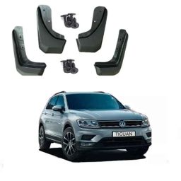 SureStrive 4 Pcs PVC Cup Type Front &a; Rear Mud Flap Set for Volkswagen Tiguan All Model-83