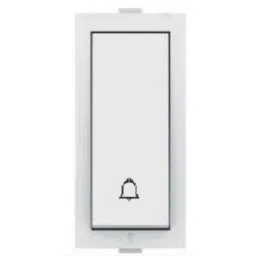 Rapid Stylish 6A 1 Module White Bell Push Switch, R-2003 (Pack of 20)-picture-23
