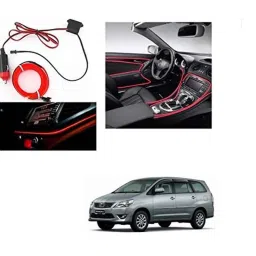 Kozdiko 12V Red Car Interior Decor Neon Strip Light for Toyota Innova-picture-45