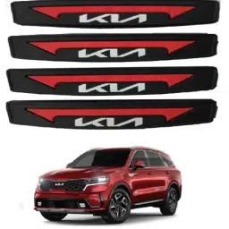 SureStrive 4 Pcs Rubber Black &a; Red Anti Scratch Door Guard Set for Kia Sorento Hybrid All Model-picture-23