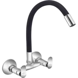 Neelkund Capsule Brass Black Chrome Finish Flexible Sink Mixer with 360 deg Flexible Swivel Spout-picture-19