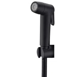 Marcoware ABS Brushed Finish Black Wall Mount Dual Flow Changing Health Faucet with Metal Hose &a; Wall Hook-image-16