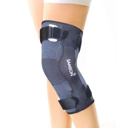 Samson Deluxe NE-0610 Black Hinged Knee Cap, Size: XXL-23