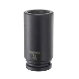Facom 3/4 inch Steel Black Impact Deep Socket, E041302-picture-1