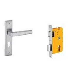 Dorset HL Series Cosmo 8 inch Stainless Steel Door Handle Lock Set with Mortise Latch (Pack of 3)-picture-39