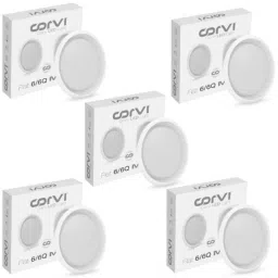 Corvi Flat 6 15W 5700K White Round LED Panel Light, HPCA34141 (Pack of 5)-image-46