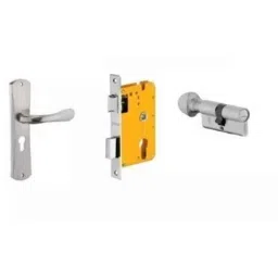 Dorset HL Series Lily 60mm Stainless Steel Patina Finish Door Handle Lock Set with Coin &a; Knob (Pack of 4)-picture-27
