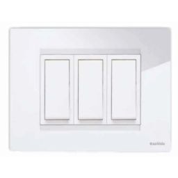 GreatWhite Fiana 6 Module 2x3 PVC White Modular Twin Plate, 20606-WH-P (Pack of 10)-23