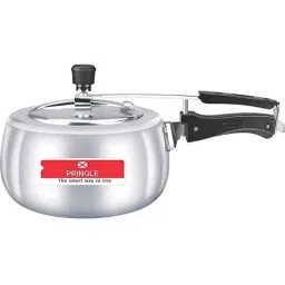 Pringle Elegance 5 Litre Aluminium Silver Induction Base Bottom Pressure Cooker (Pack of 2)-image-13