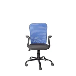 Valley Green Sigma Nylon Blue Medium Back Ergonomic Office Chair-16