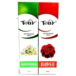 Toby 2 Pcs 270ml Rajnigandha &a; Rose Long Lasting Fragrance Air Freshener Spray Set-image-46