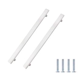 Atom PHS08 18 inch Silver Satin Finish Stainless Steel Pull Handle (Pack of 2)-image-73