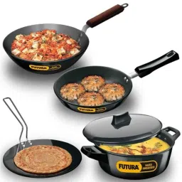 Hawkins Futura 4 Pcs Hard Anodized Cookware Set, ASET 1 (Pack of 3)-picture-40