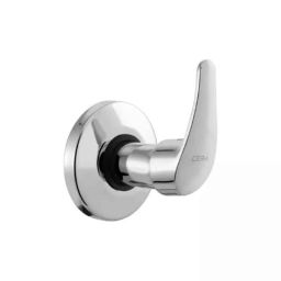 Cera Platinum Metal Quarter Turn Single Lever Wall Mount Flush Cock Exposed Part, F1001751-35