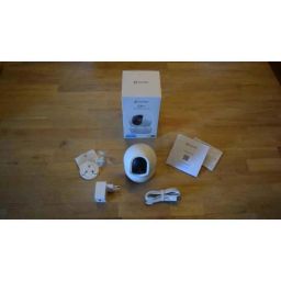 EZVIZ CP1 Lite 2MP HD Pan Tilt Indoor Smart WiFi Camera with 360 deg View, Motion Detect, Alert, Two Way Audio, Night Vision, Alexa &a; Google Connect image 4