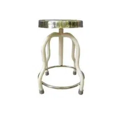 ABCO 2-2.5ft 150kg Stainless Steel 4 Leg Silver Revolving Patient Stool, ST017-picture-0