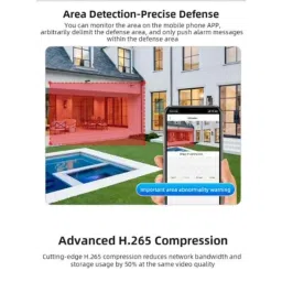 Power Pixel PP12I 12MP 6K Ultra HD PT Smart WiFi Camera with Night Vision, Human Detect, Motion Detect, 2 Way Audio, Alarm &a; Support 128GB SD Card image 5