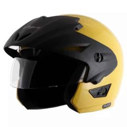 Vega Cruiser DX W/P ABS Yellow Open Face Helmet, Size: Large-picture-38