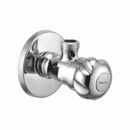 Mysis M-MN-02 Moon Brass Chrome Finish Angle Valve with Wall Flange-image-54