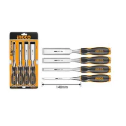 Ingco 4 Pcs 140mm Wood Chisel Set, HKTWC0401-56