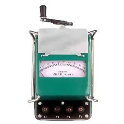 Waco 0-2-10-100 Ohm Triple Range Metal Body Analogue Earth Tester-14
