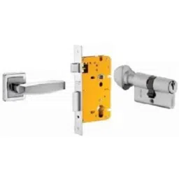 Dorset ML Series Badroli 60mm Stainless Steel Silver Chrome Finish Door Handle Lock Set with Knob &a; Key, ML BA OR (Pack of 4)-picture-16