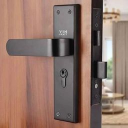 VIN KRAFT 8 inch 60mm Stainless Steel Black Oxide Mortise Door Lock Handle Set with 3 Keys, VK002-8CYS-OSK-BLACK-image-93