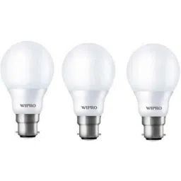 Wipro Garnet 3W Cool Day White Standard B22 LED Bulb, N32001 (Pack of 3)-picture-11