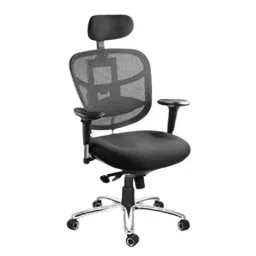 Paradise 21x20x20inch Mild Steel Black Revolving Executive Chair with High Back, PME-5013-image-8