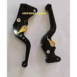 AOW 6 Adjustment Clutch and Brake Lever (Black) for Honda Dio Combo Brakes-11