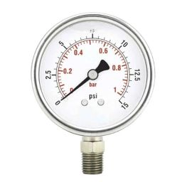 GSK Corporation 0-15psi Stainless Steel Pressure Gauge-picture-0