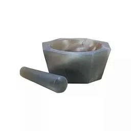 Lab Plus Agate Mortar Deep Type with Pestle, Size: 90x110x38 mm, LP-3300-picture-5